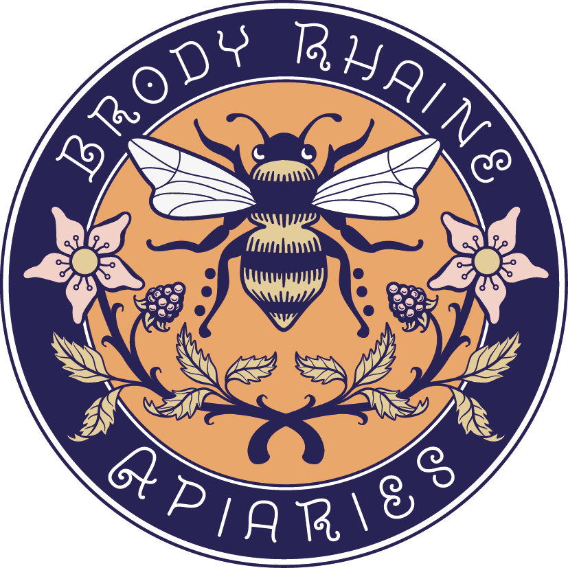 Brody Rhaine Apiaries logo